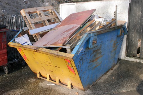 Eco-friendly disposal during garage clearance