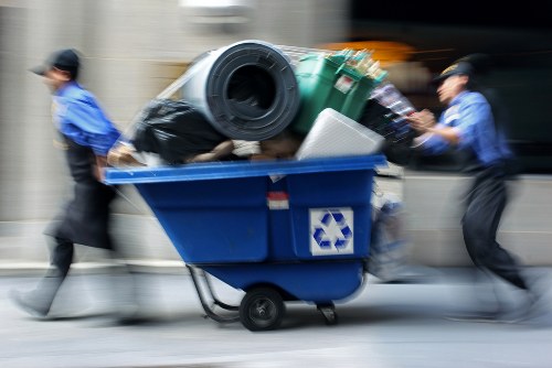 Eco-friendly disposal during garage clearance